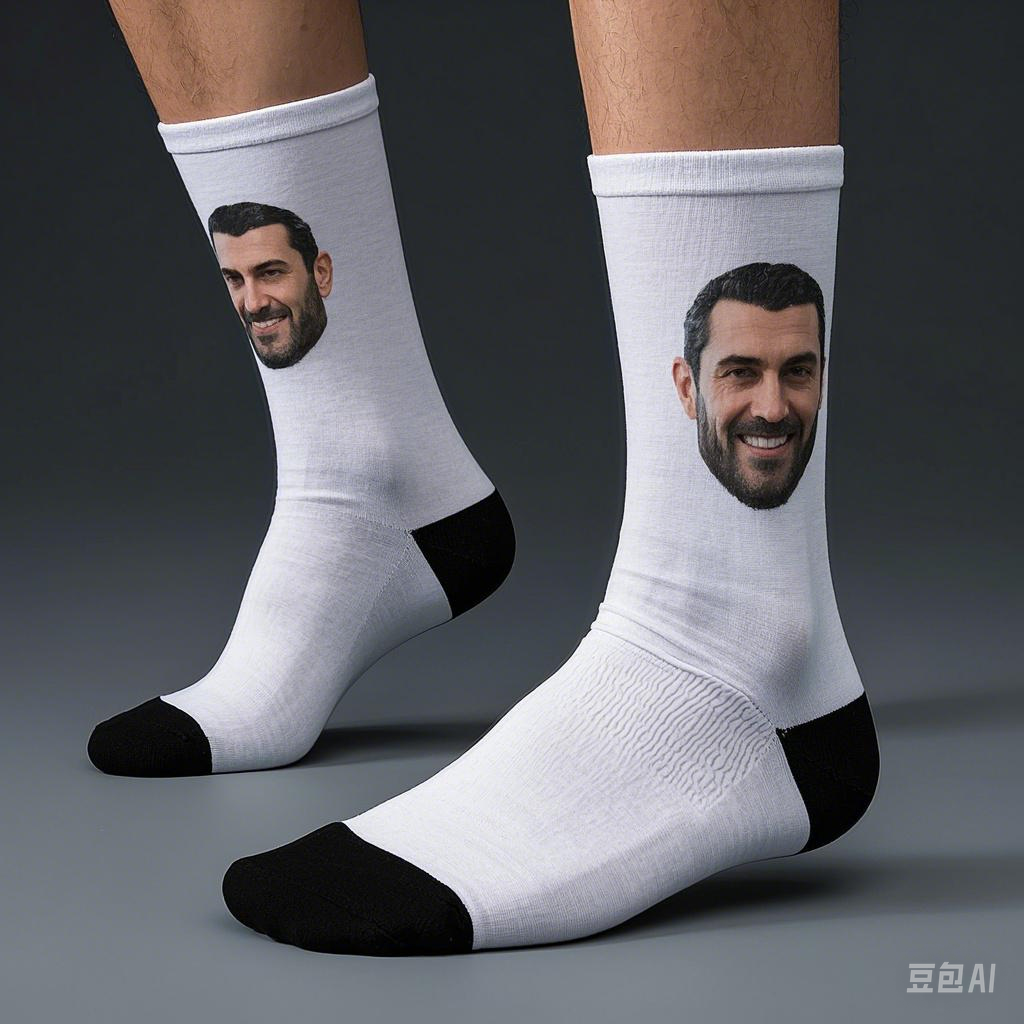 Trendy 3D digital printed socks with anime character portraits, highlighting individuality and showing unique charm, suitable for anime enthusiasts and young people who pursue fashion.