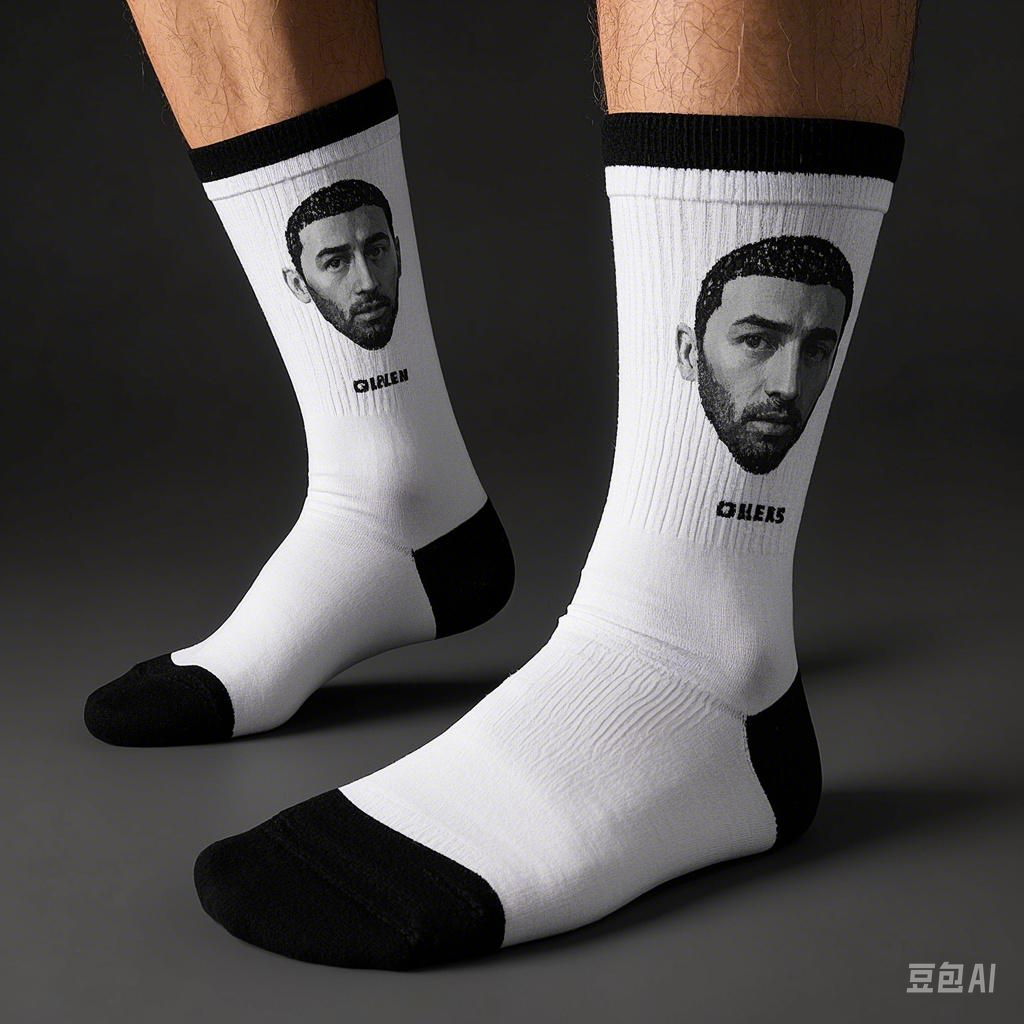 Trendy 3D digital printed socks with anime character portraits, highlighting individuality and showing unique charm, suitable for anime enthusiasts and young people who pursue fashion.